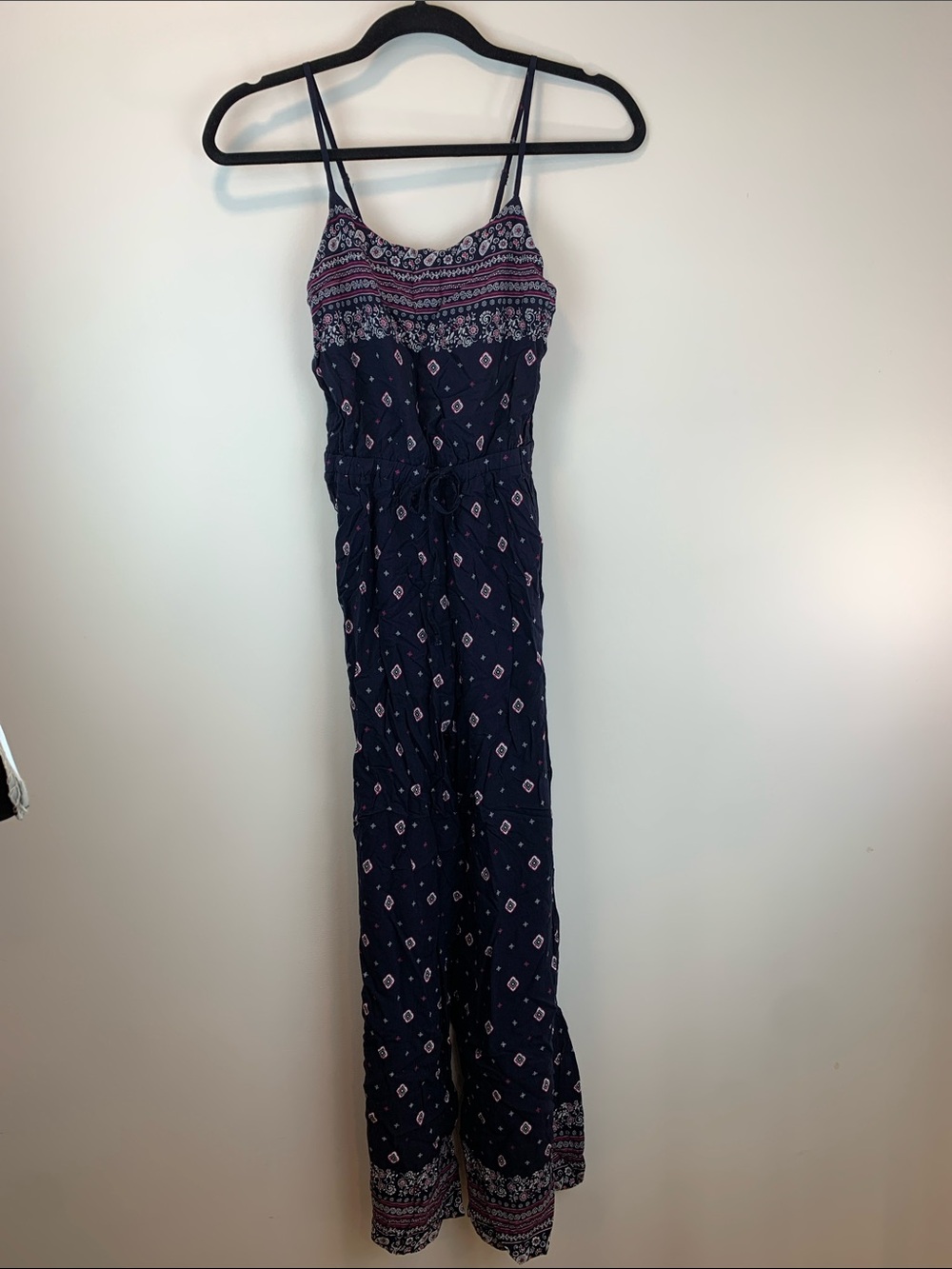 Shosho paisley jumpsuit sz s casual fall preppy boho festival concert country